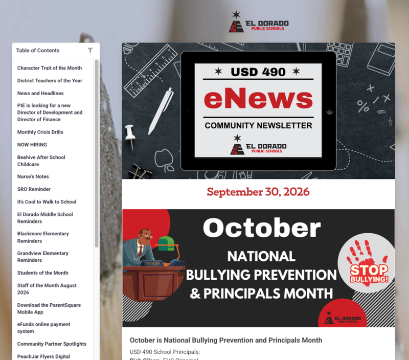image off the September 30, 2026 eNews header