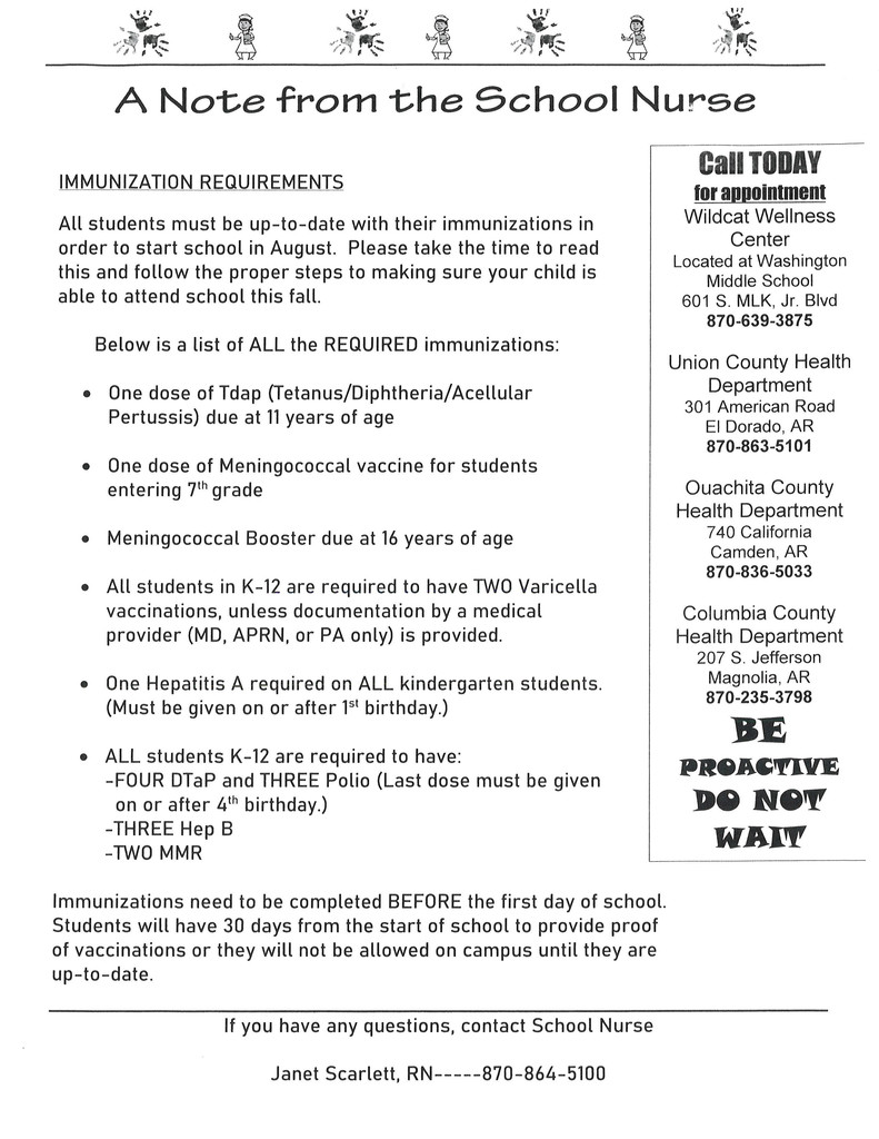 2025 immunization letter