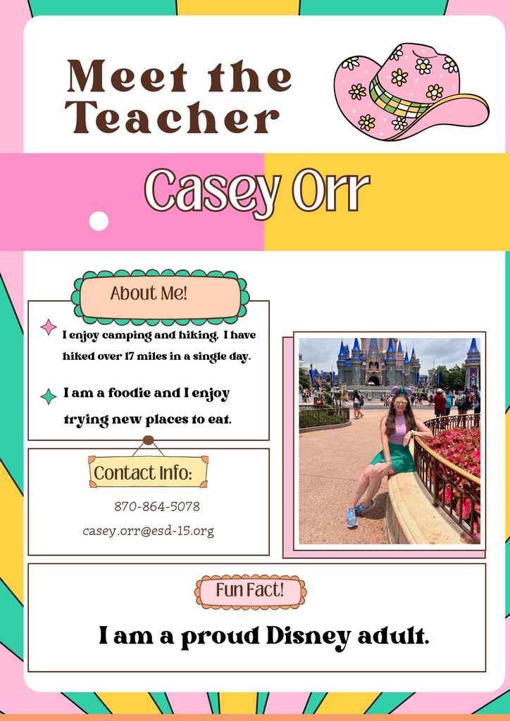 Meet The Teacher-Casey Orr