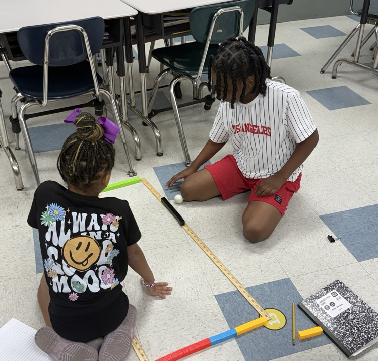 students testing a scientific experiment