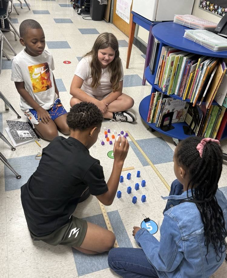 students testing a scientific experiment