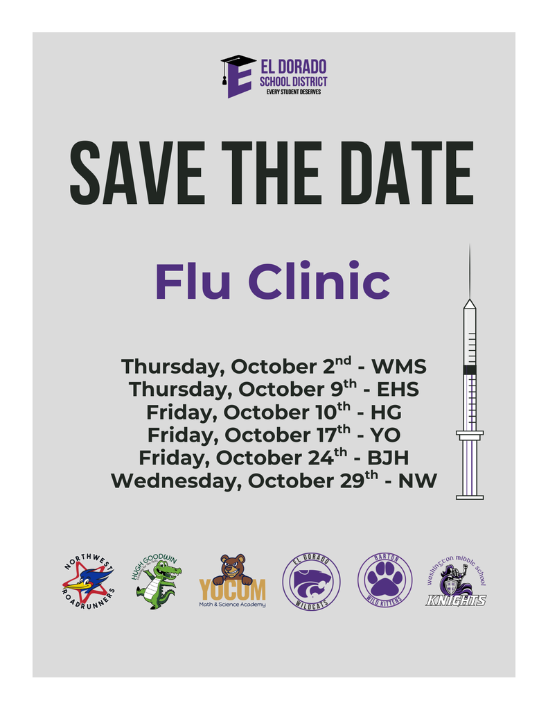 Save the date - Flu Clinics