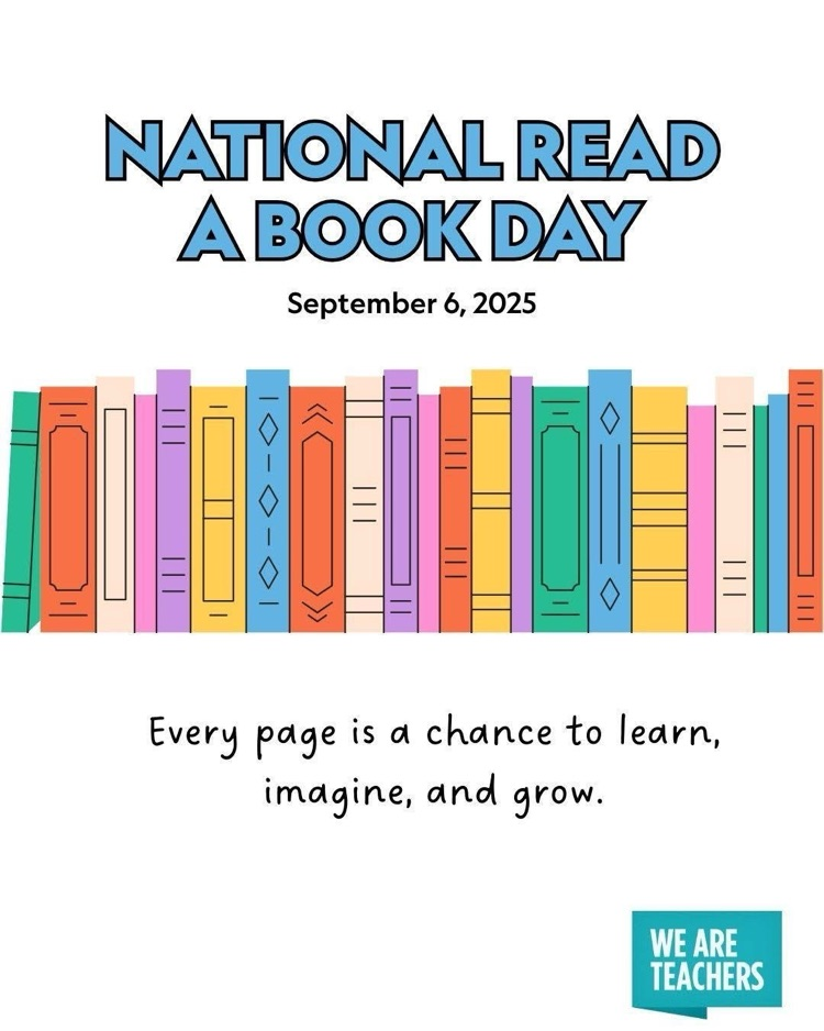 national read a book day sign