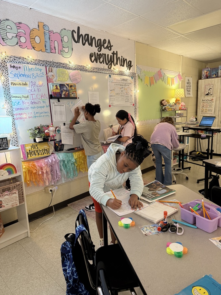 students working