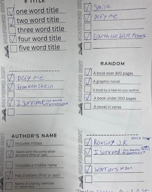 Scavenger Hunt