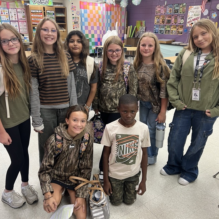 camo and green