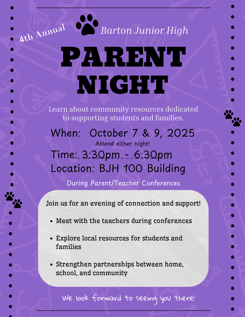 Parent night infographic in English
