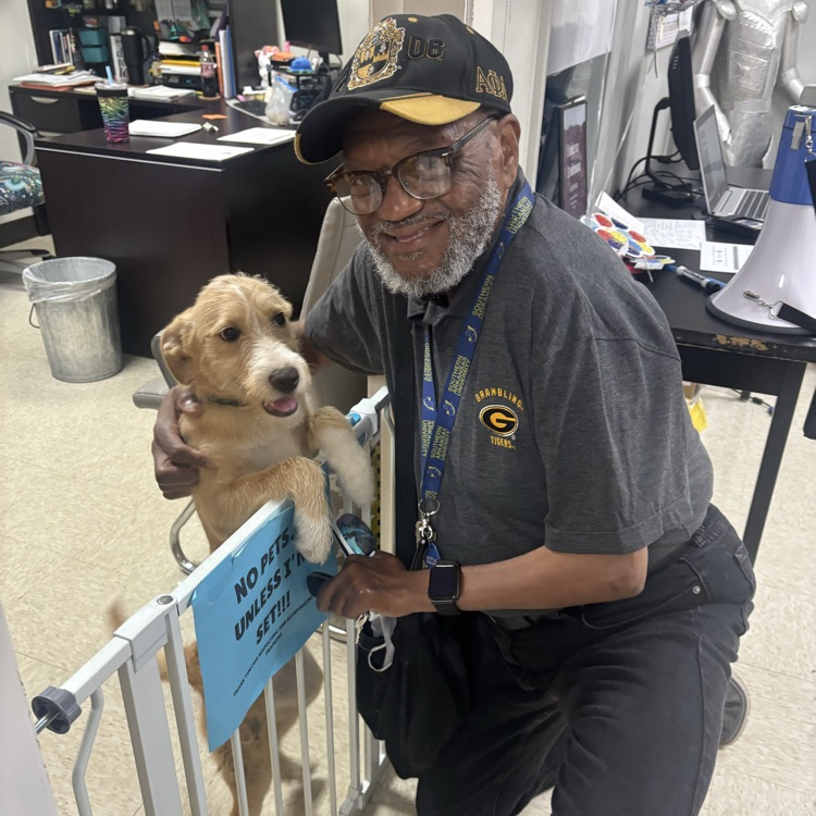 Mr Dawson and dog