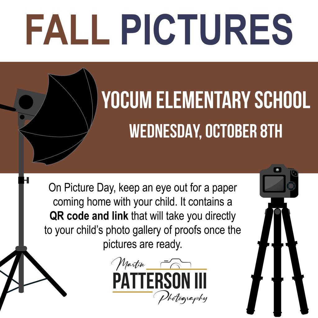 yocum picture day announcement for tomorrow