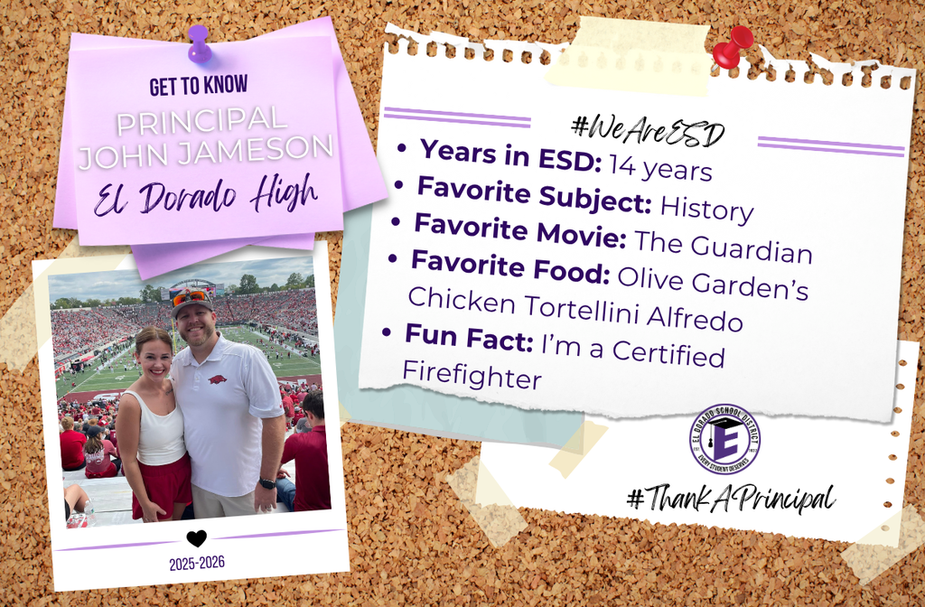 john jameson principal month - el dorado high school