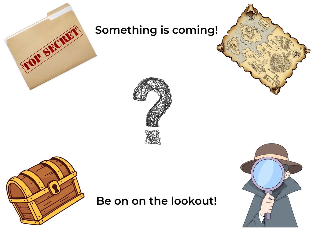 Something is coming graphic