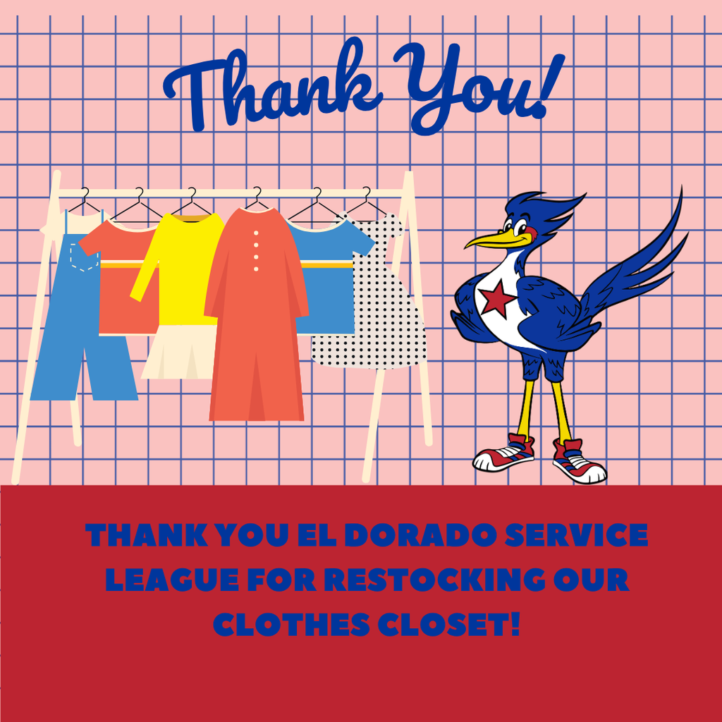 El Dorado Service League- Thank You with Roadie