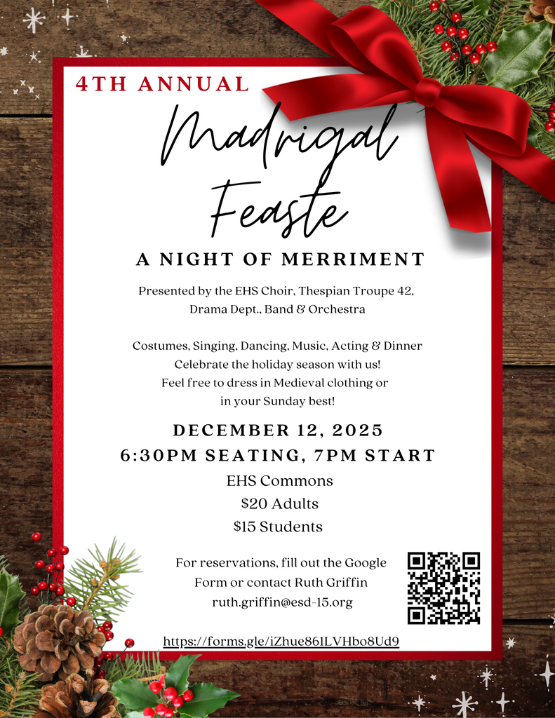 EHS Madrigal Feast - December 12