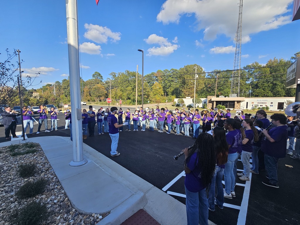 Wednesday the EHS Marching WildCats were invited to perform at the ribbon cutting ceremony for Chick Fil A. Owner Operator Cole Caddenhead, played trumpet with the wildcats to celebrate!