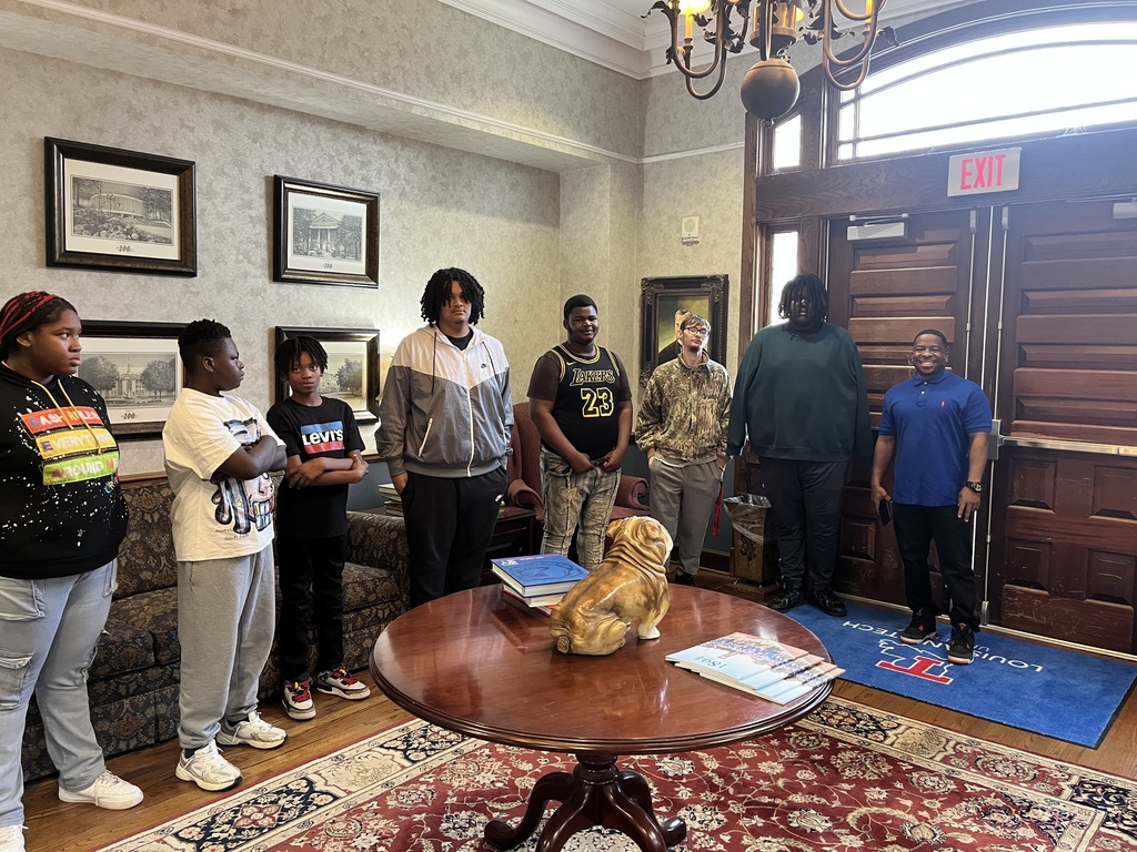 Students from Murmil Education Center attend LA Tech’s Education Day. They watch a basketball game in a lively, festive arena and tour the campus with members of the admissions team. The students participate in activities, learn about academic programs, and enjoy an engaging, upbeat environment.