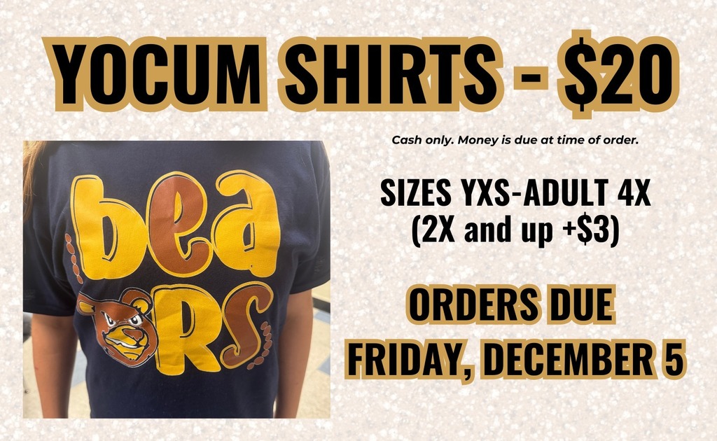 yocum shirt orders
