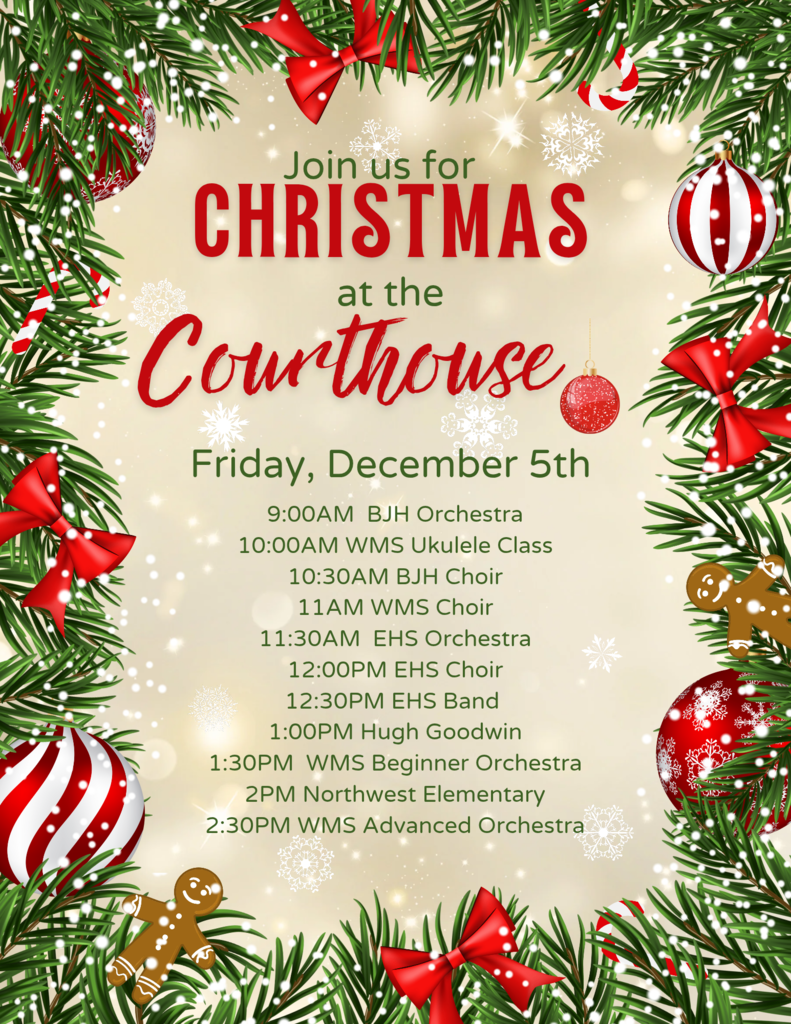 christmas at the courthouse this friday!