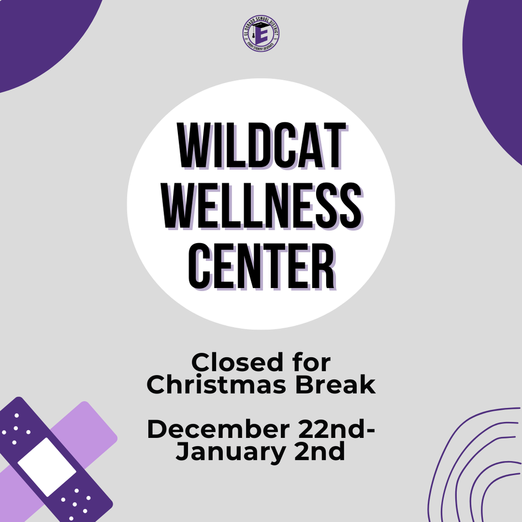 wildcat wellness center closed for christmas break! 