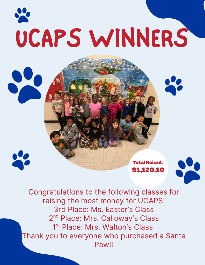 UCAPS Winners Mrs. Walton's Class