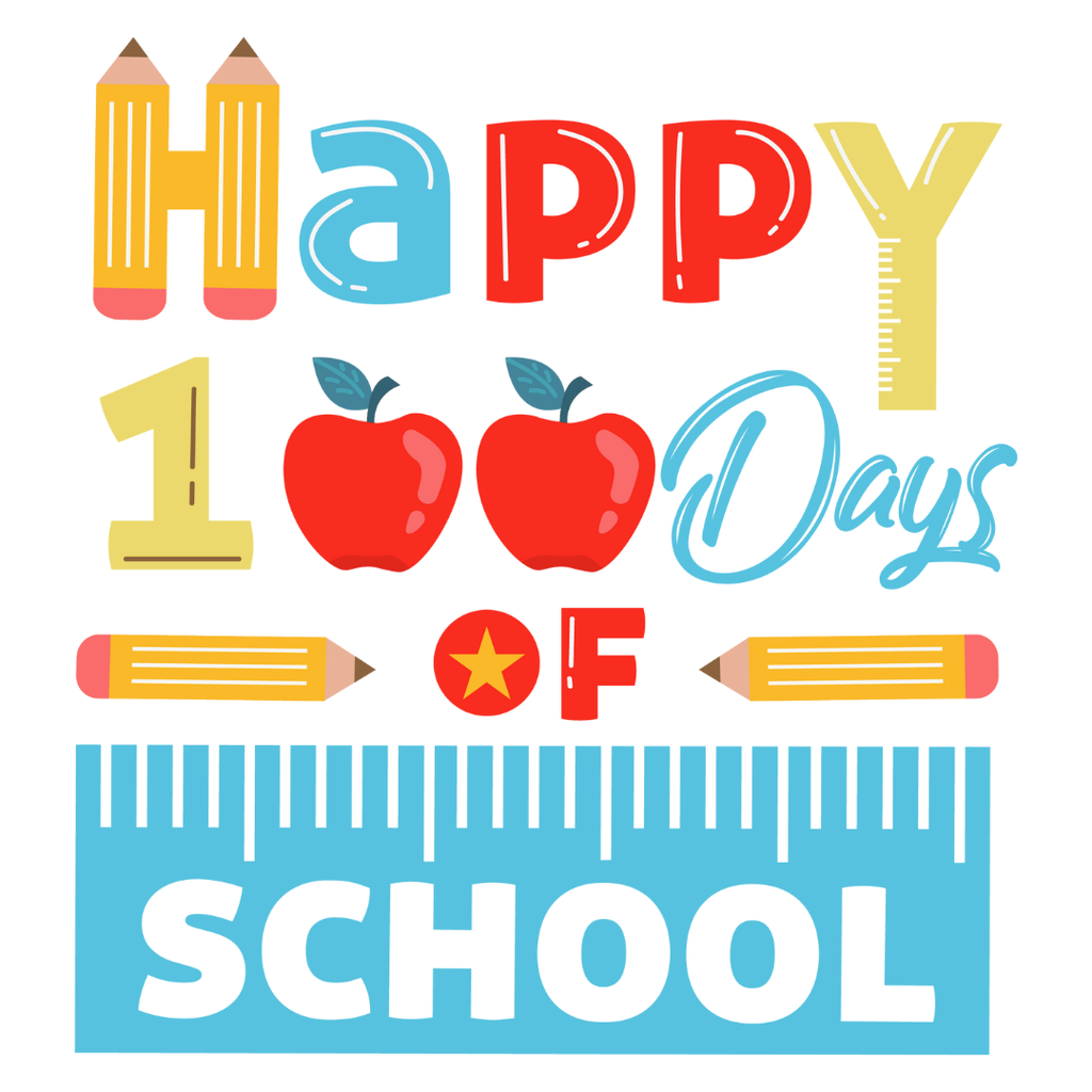 happy 100 days of school
