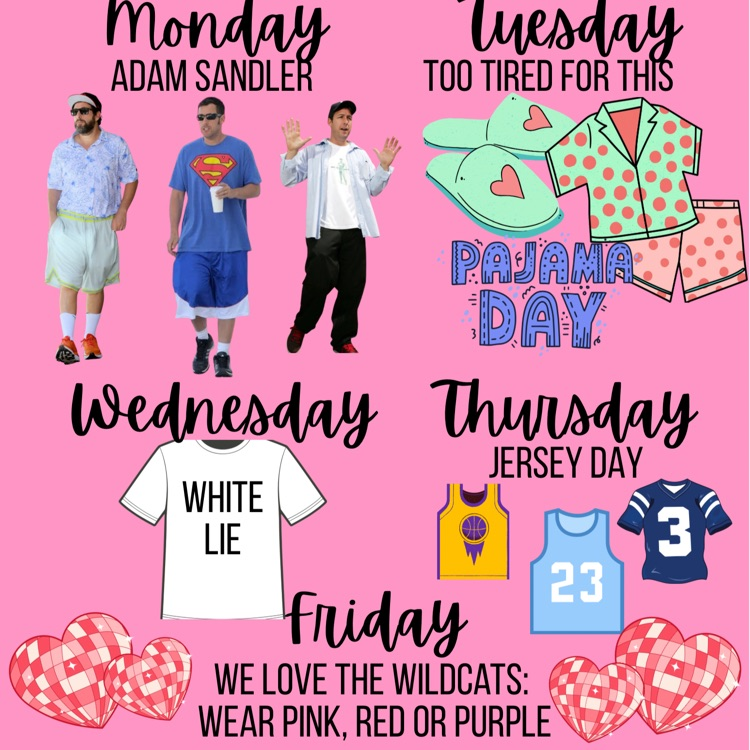 sweetheart dress up days 