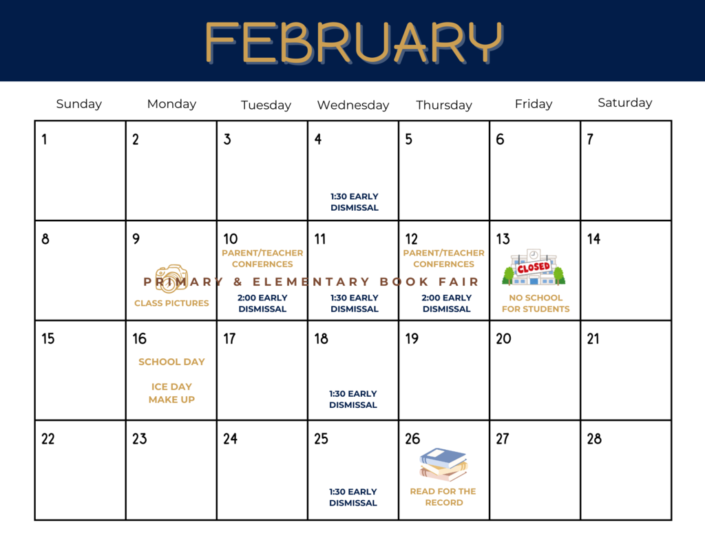 February calendar