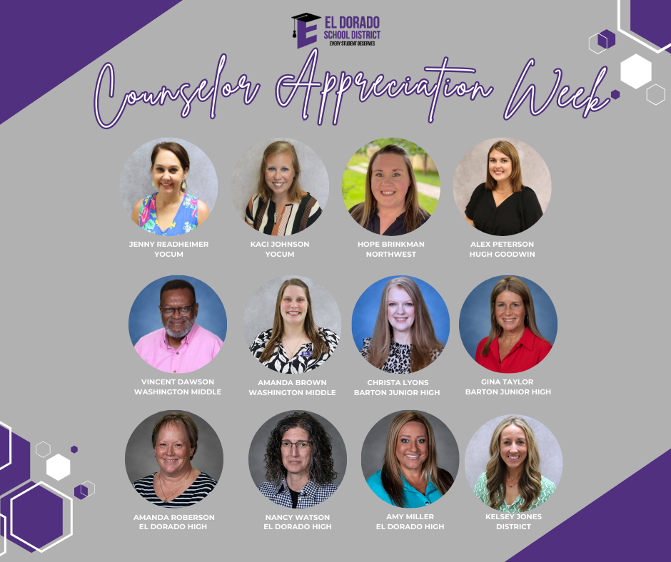 thank you counselors! counselor appreciation week
