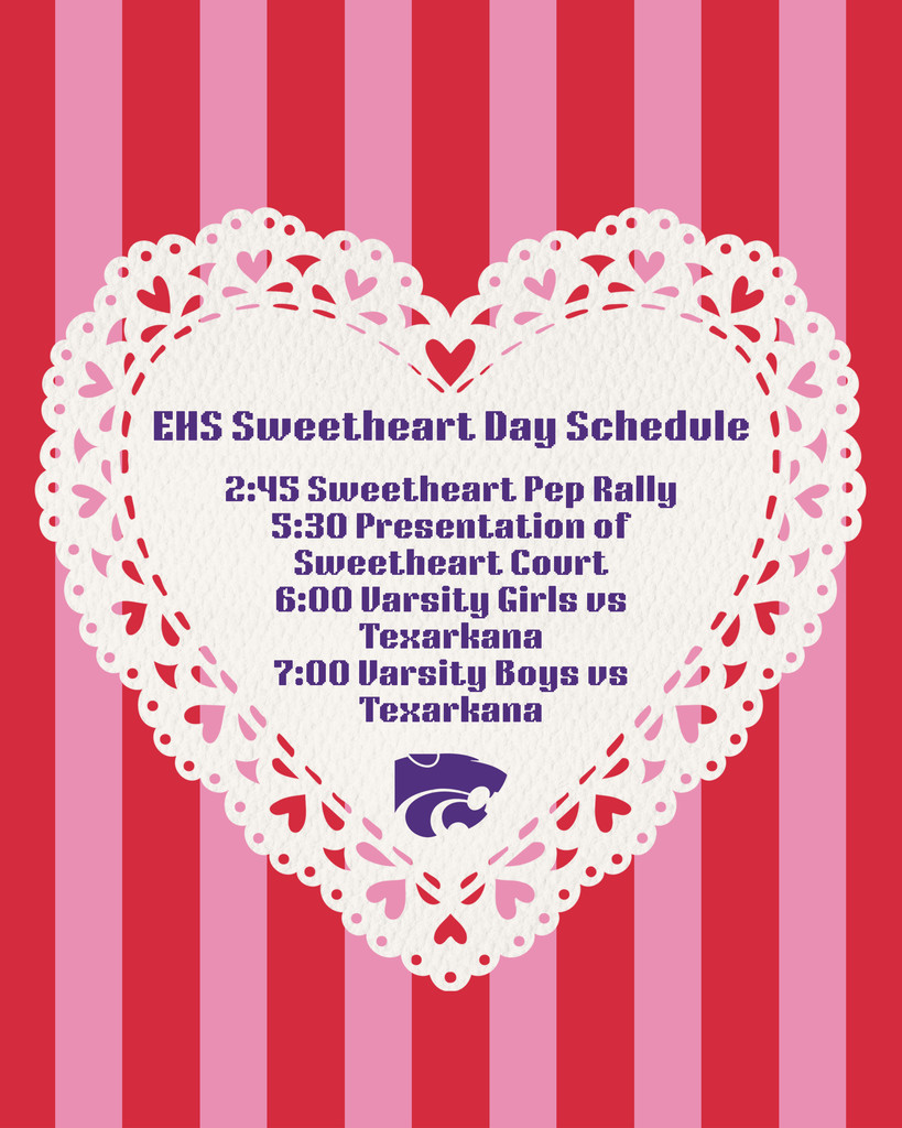 sweetheart day schedule