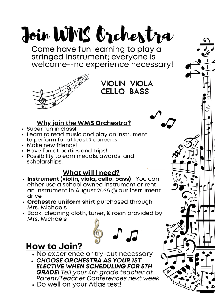 join the wms orchestra