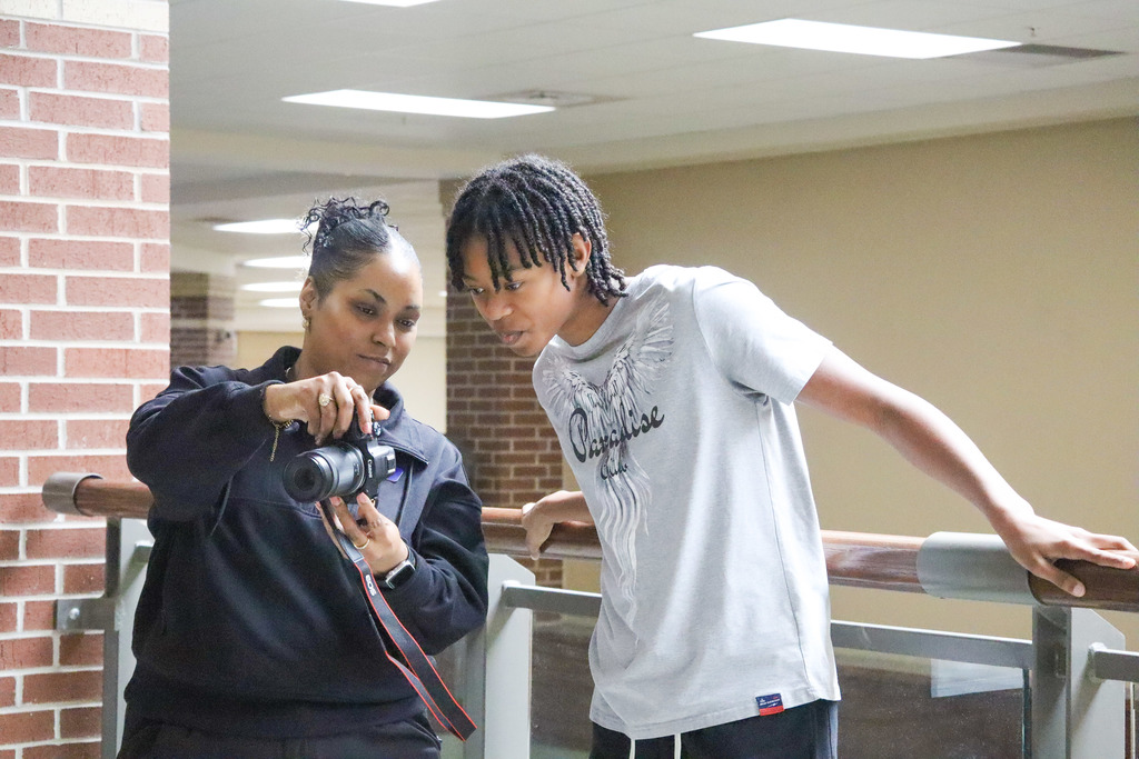 Ms. Lampley's Media Communication and Journalism classes have been practicing photography. These photos represent every day student life at EHS!