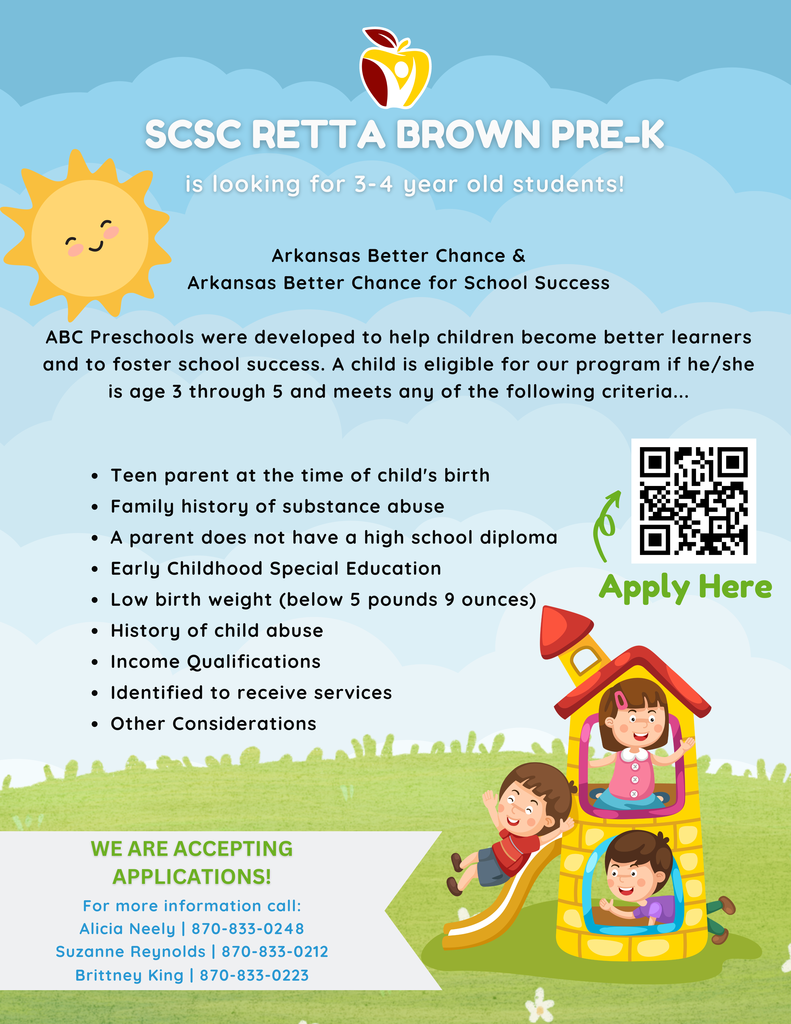 PRE K APPLICATIONS NOW ACCEPTED!