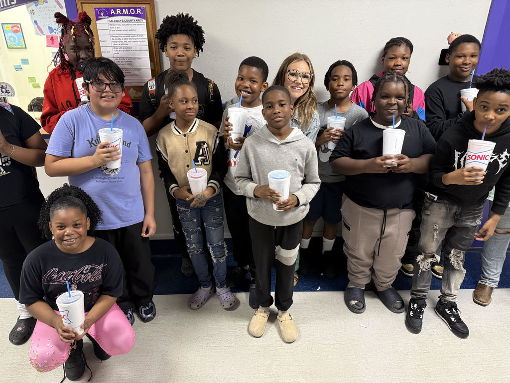 Students with sonic drinks