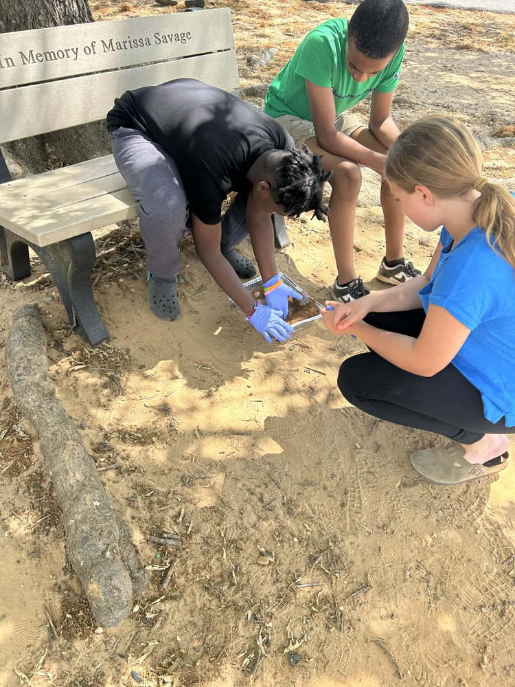 students and irrigation projects