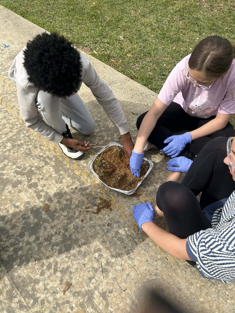 students and irrigation projects