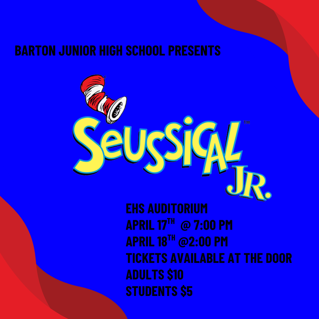 Seussical Jr Announcement
