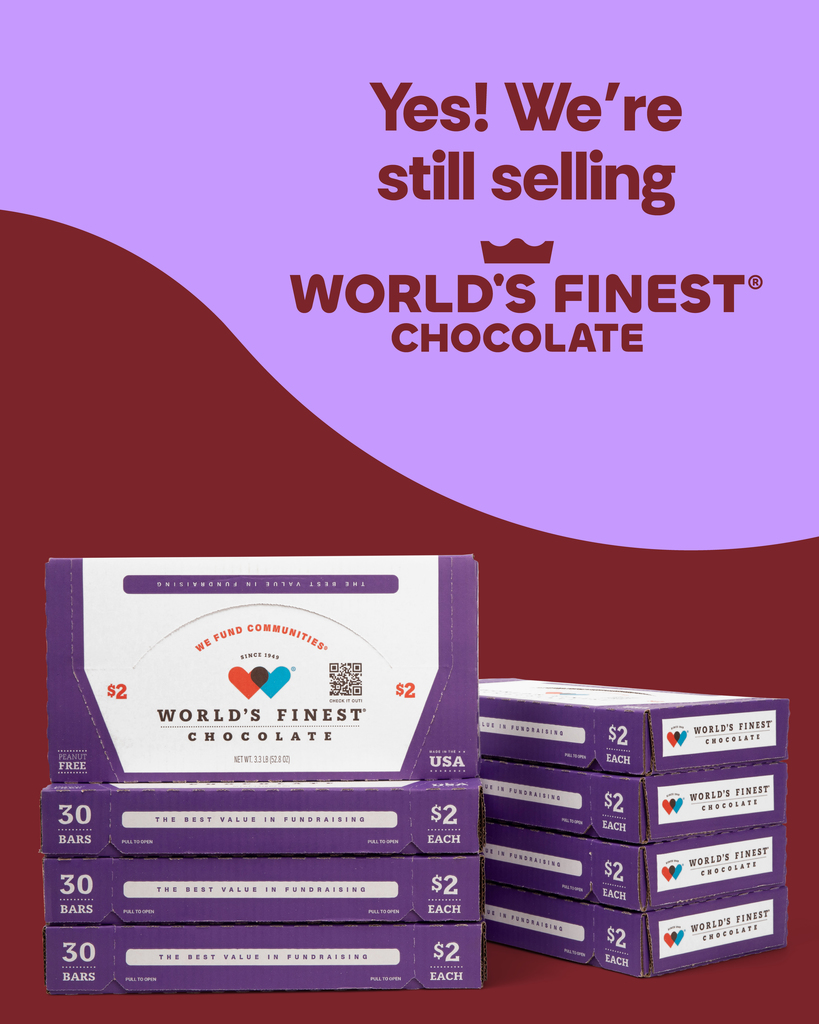 still selling chocolate bars