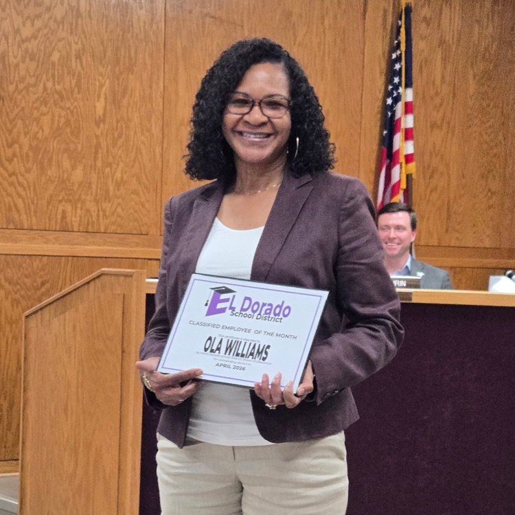 Ola Williams classified employee of the month
