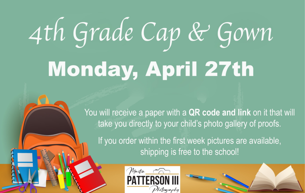 4th grade cap and gown pictures