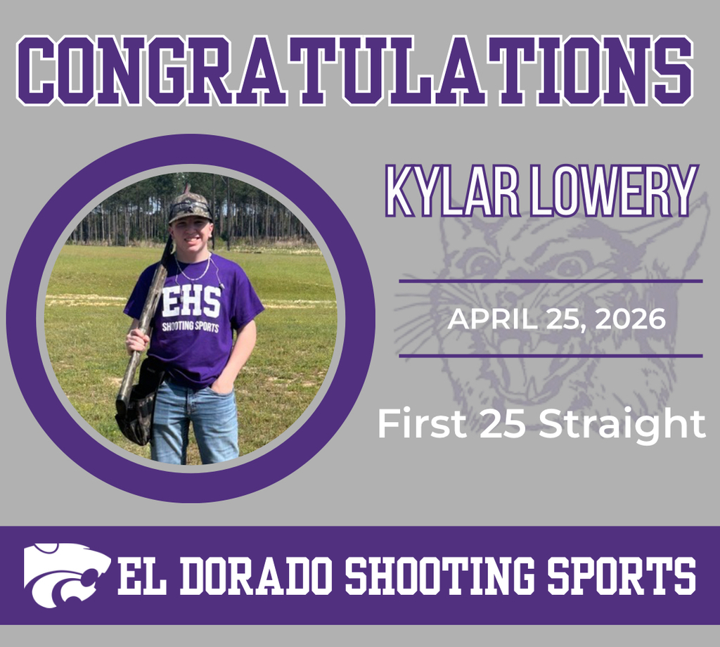 Congrats, Kylar Lowery on first 25 straight. 