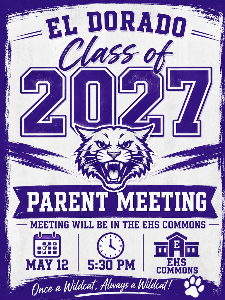 Class of 2027 parent meeting, May 12 at 5:30-- EHS Commons