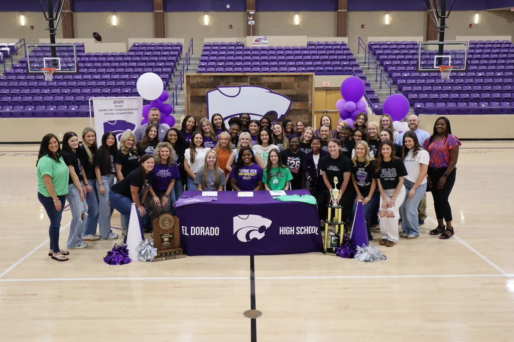 𝐂𝐨𝐧𝐠𝐫𝐚𝐭𝐮𝐥𝐚𝐭𝐢𝐨𝐧𝐬, 𝐒𝐞𝐧𝐢𝐨𝐫 𝐂𝐡𝐞𝐞𝐫 𝐂𝐚𝐭𝐬!  We are so proud to celebrate these three Senior Cheer Cats as they take their talents to the next level and sign to cheer in college!  📣 Camryn Barnes — PVAMU 📣 Katie Whitten — UAM 📣 Mallory Smart — Ouachita  Congratulations, ladies! Your hard work, dedication, and Wildcat spirit have made us proud, and we cannot wait to see you shine in this next chapter!