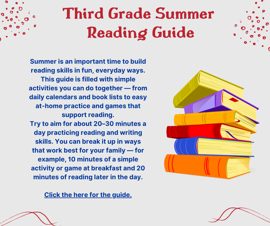 Third Grade Summer Reading Guide