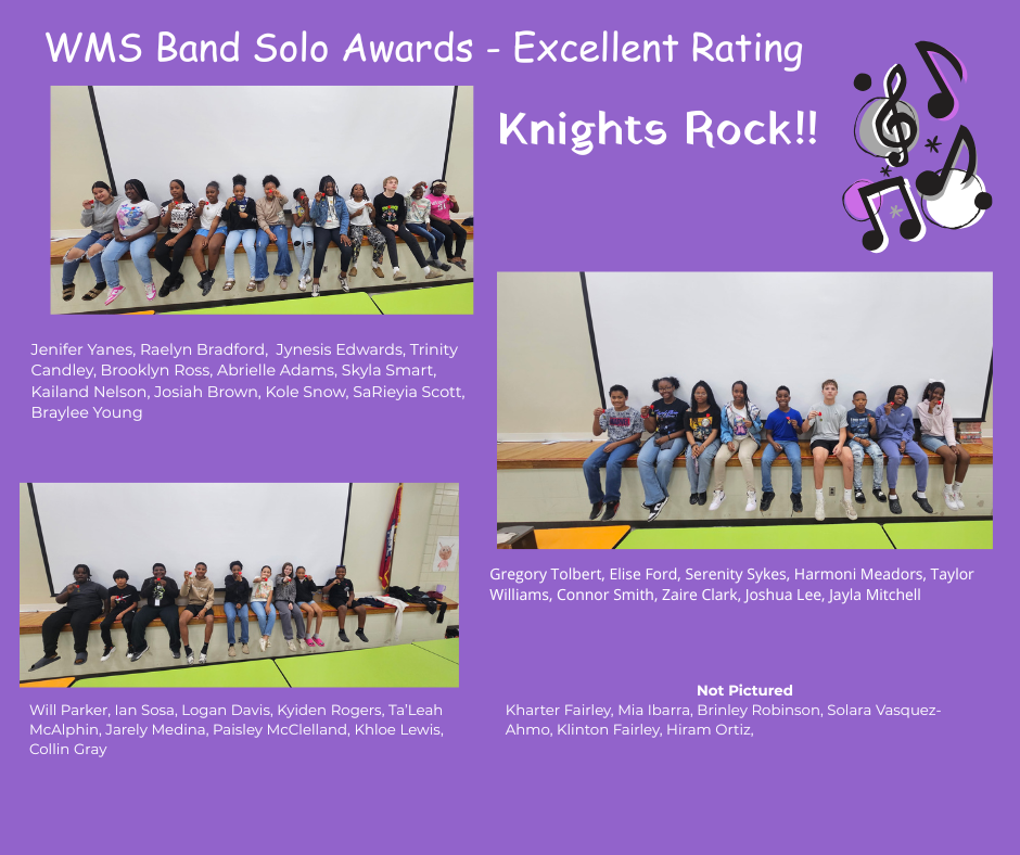 WMS Band Solo Awards