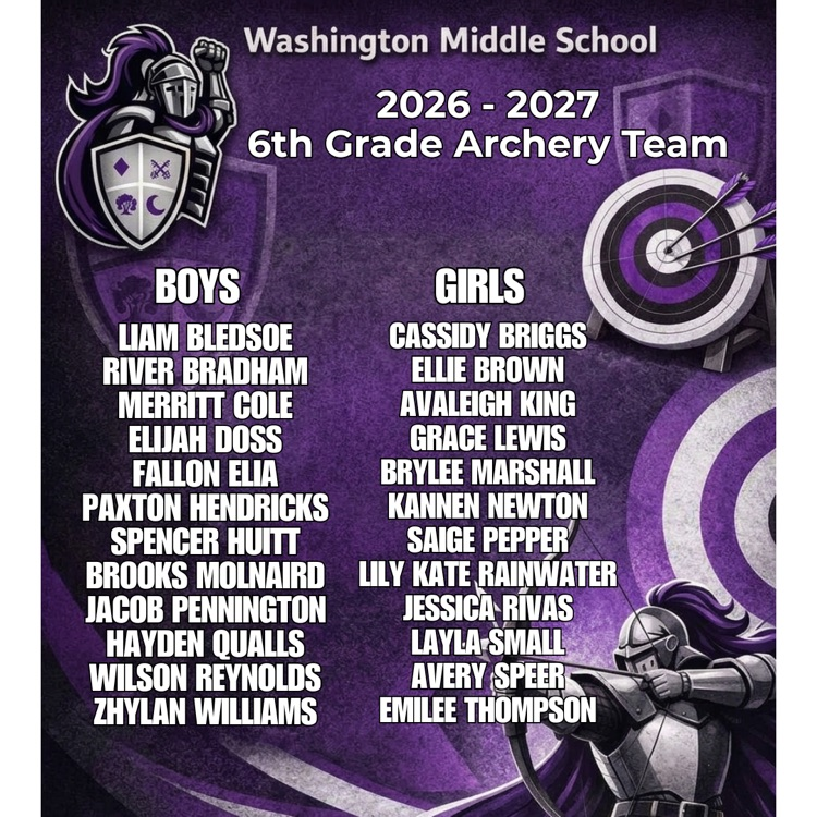 6th grade archery team 