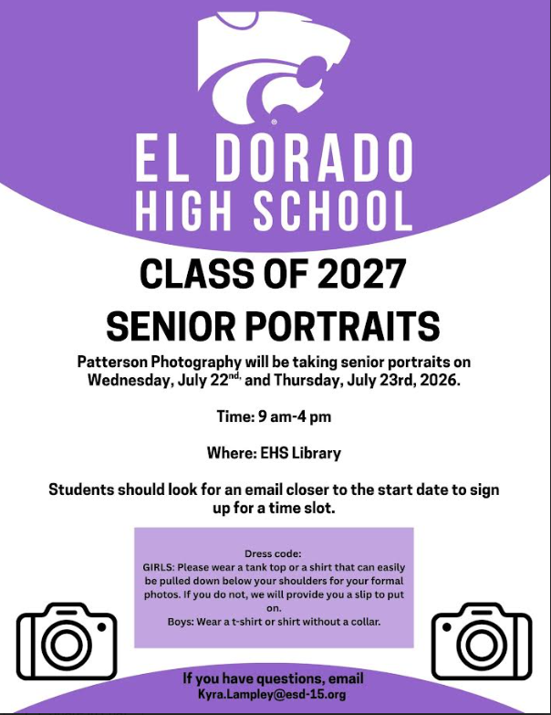 26-27 Senior picture reminder