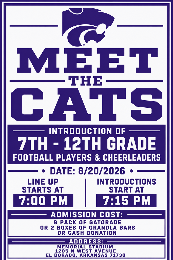 2026 Meet the Cats Flyer