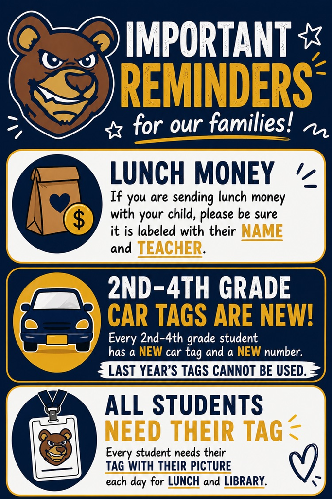 important reminders 