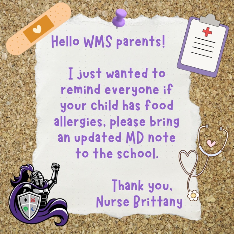 note from nurse Brittany