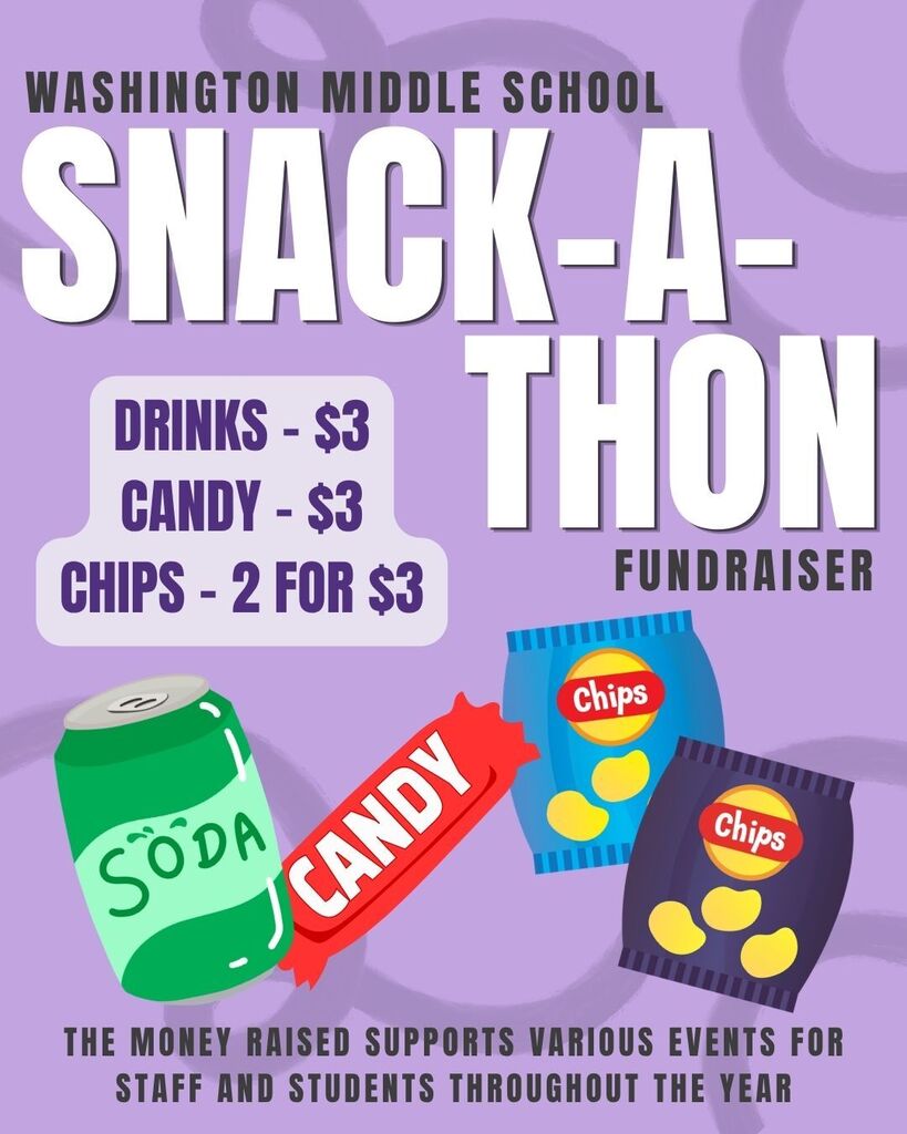 Snack-a-thon pricing sheet, all things $3