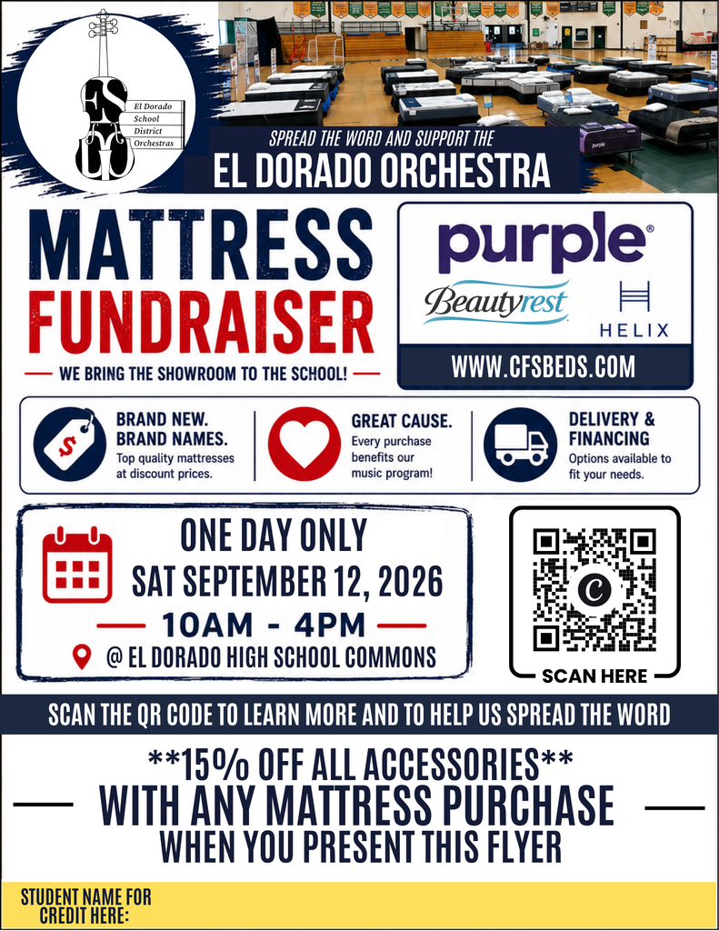 El Dorado Orchestra Mattress Fundraiser